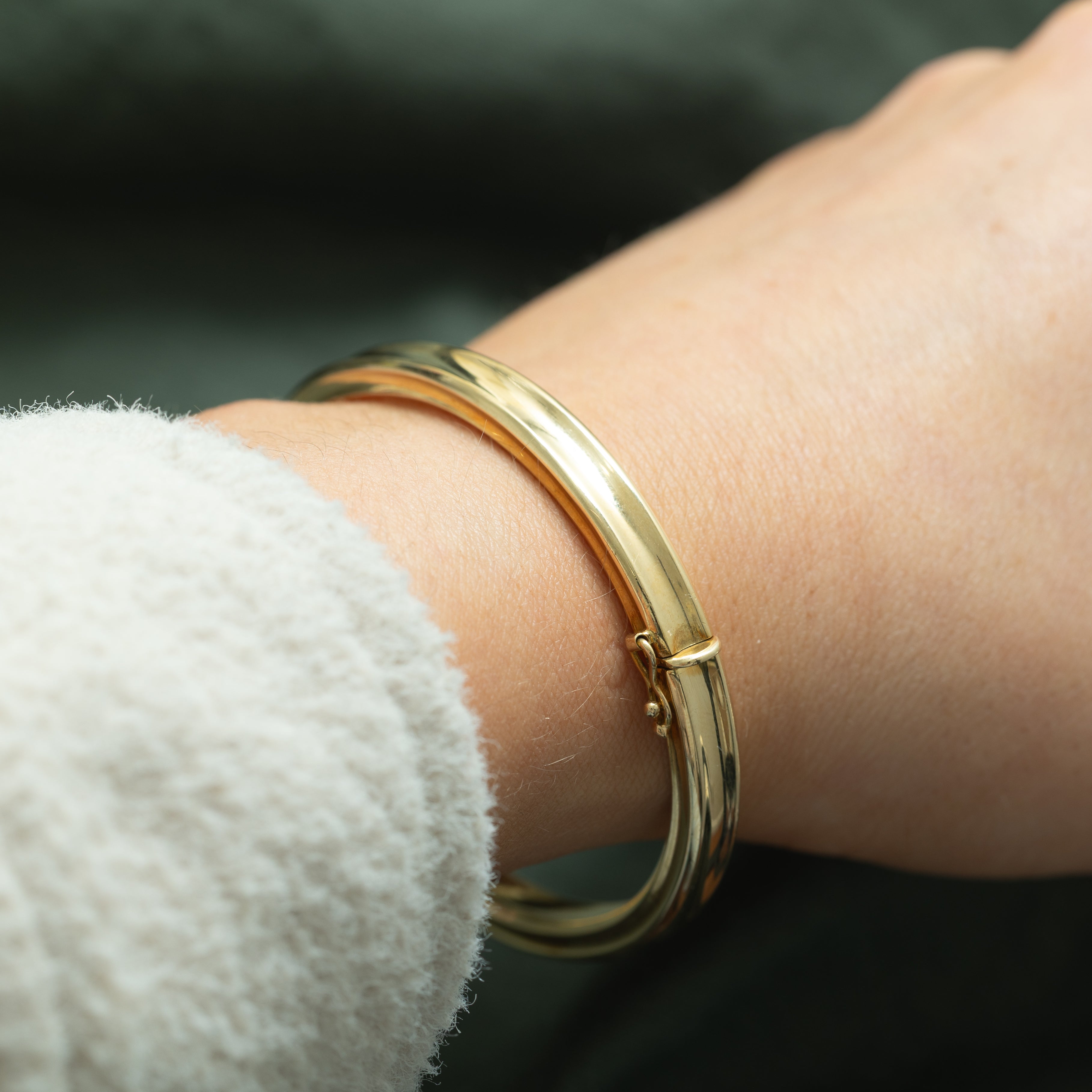 'Tiffany & Co.' Vintage Bangle Bracelet | 6.5"