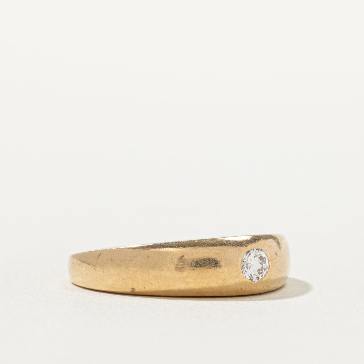 18k Flush Set Diamond Band | 0.11ctw | SZ 6