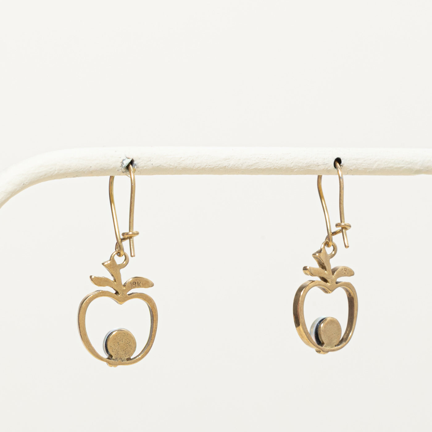 18k Opal Apple Drop Earrings | 1.00ctw