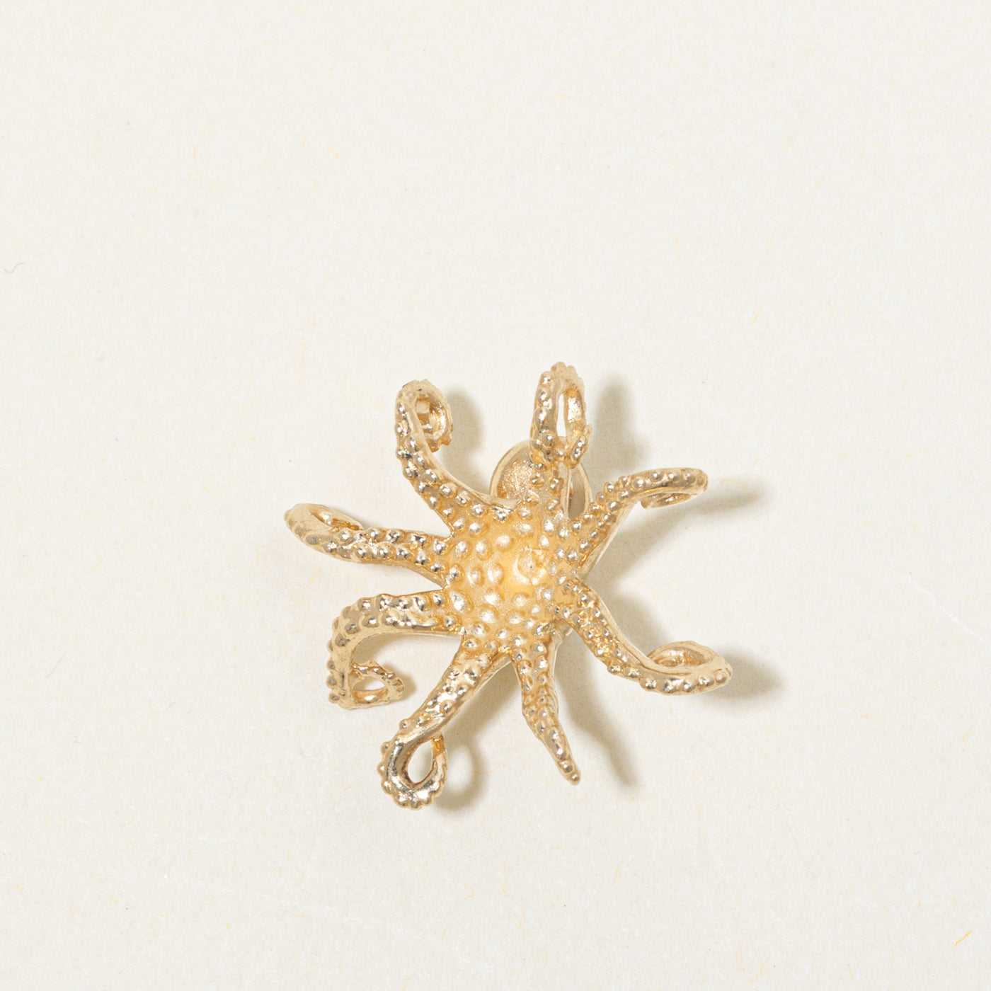 14k Octopus Pendant