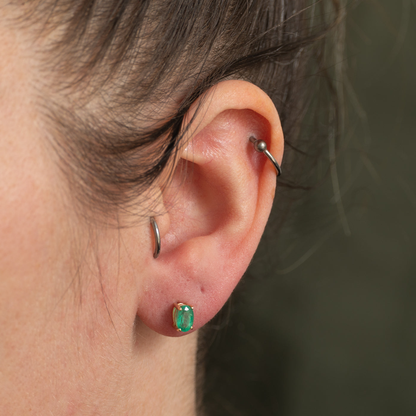 Boucles d'oreilles en or 14 carats BES-833