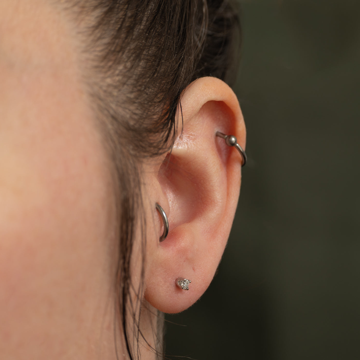 '100 Ways' 14k White Gold Diamond Stud Earrings | 0.15ctw