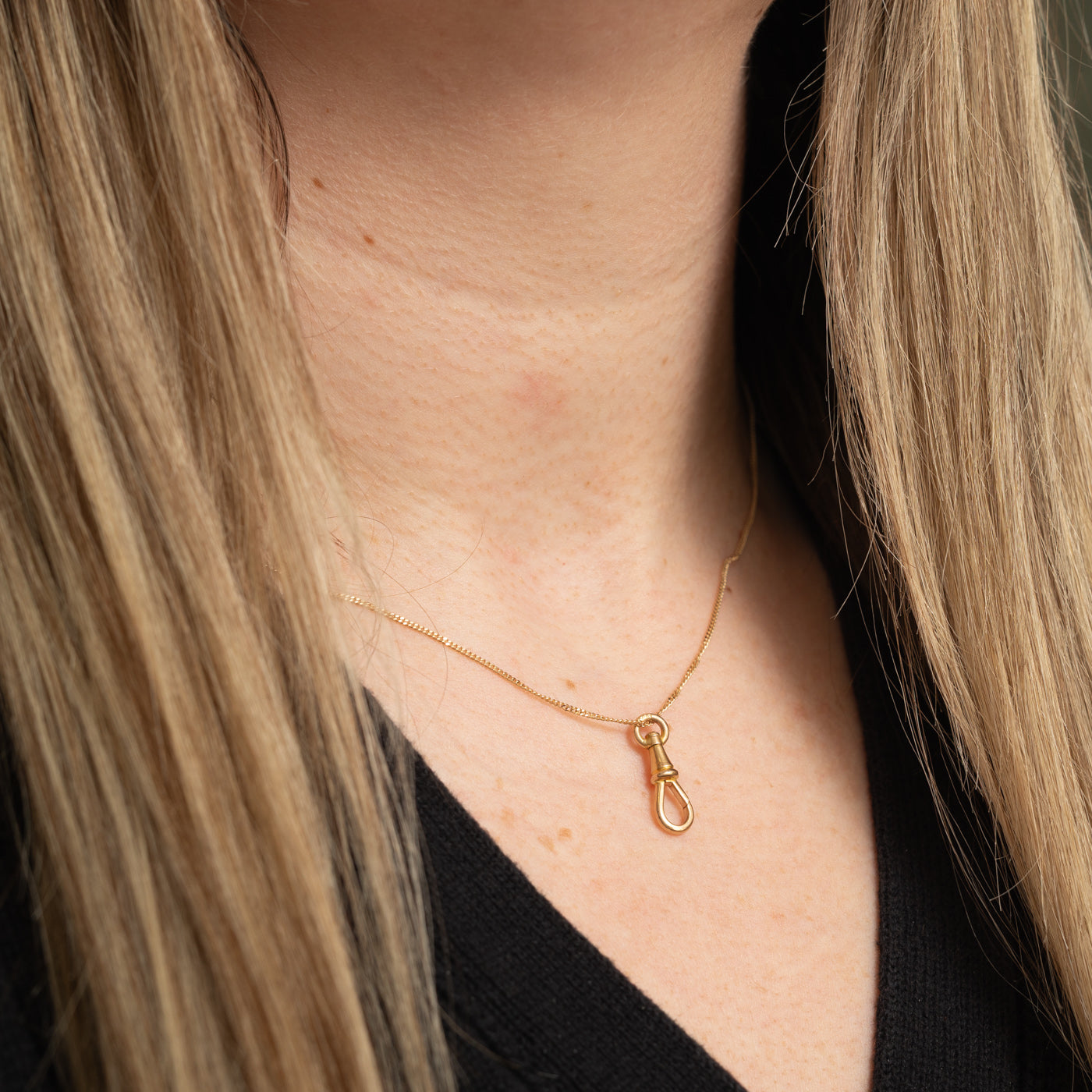 14k Dog Clip Charm