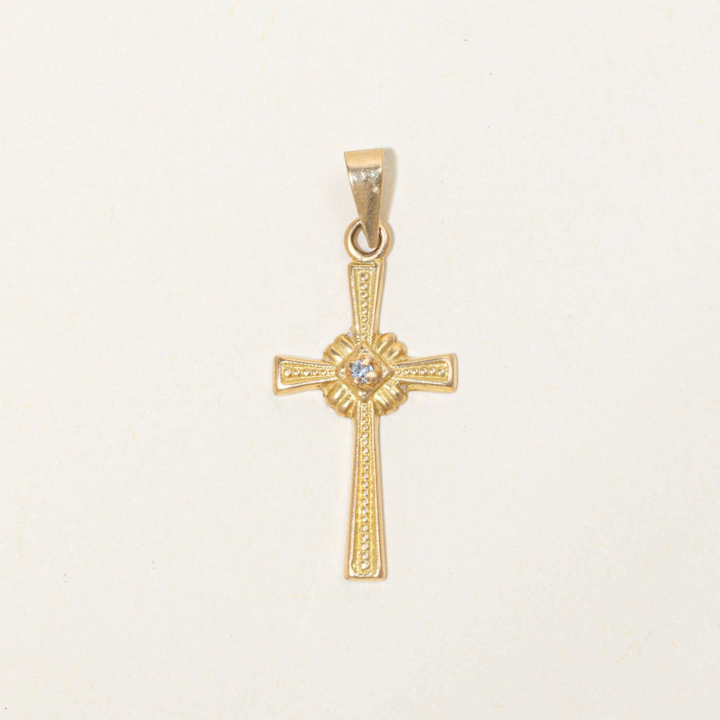 Diamond Ornate Cross Pendant