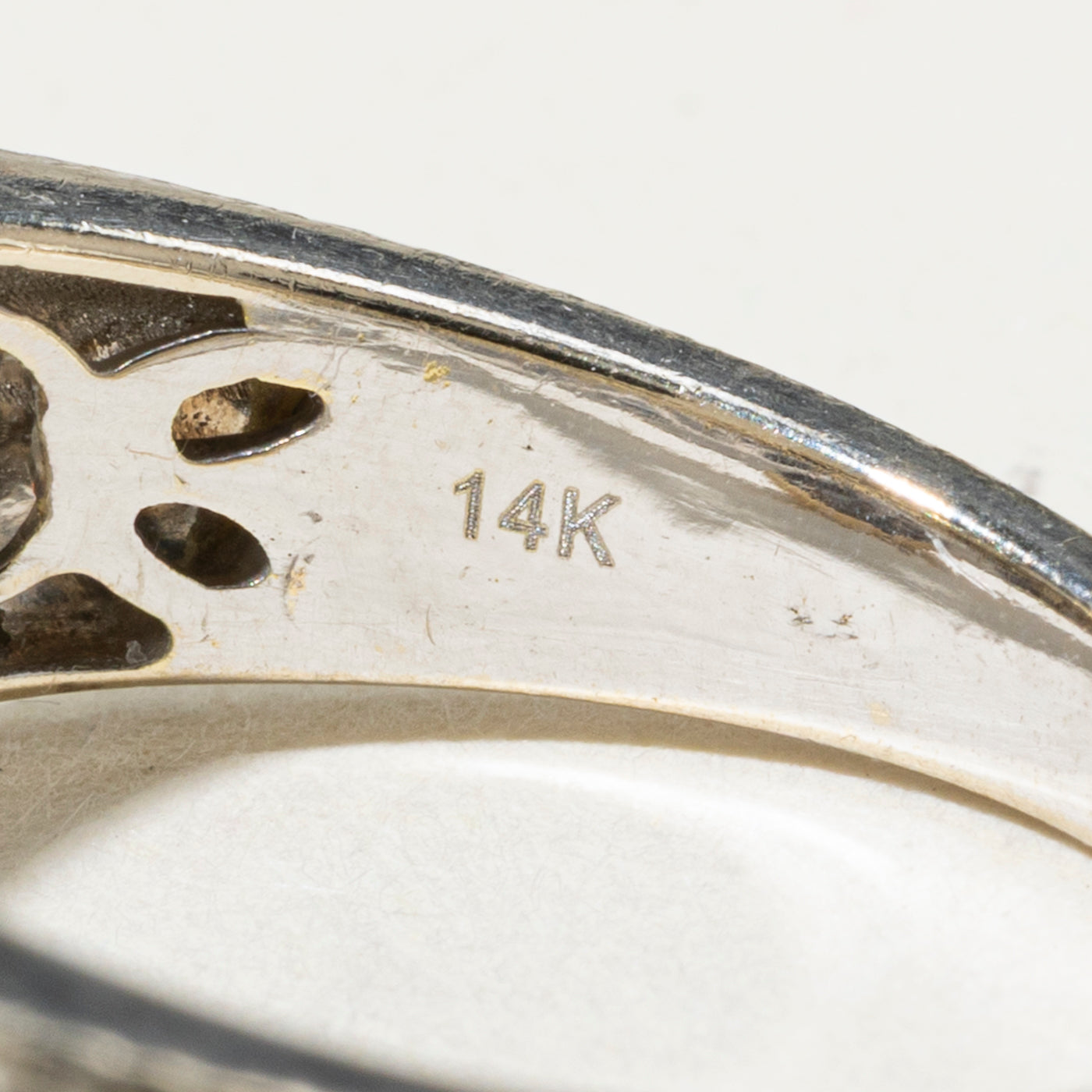 14k Diamond Cluster Halo Ring | 1.52ctw | SZ 7.25