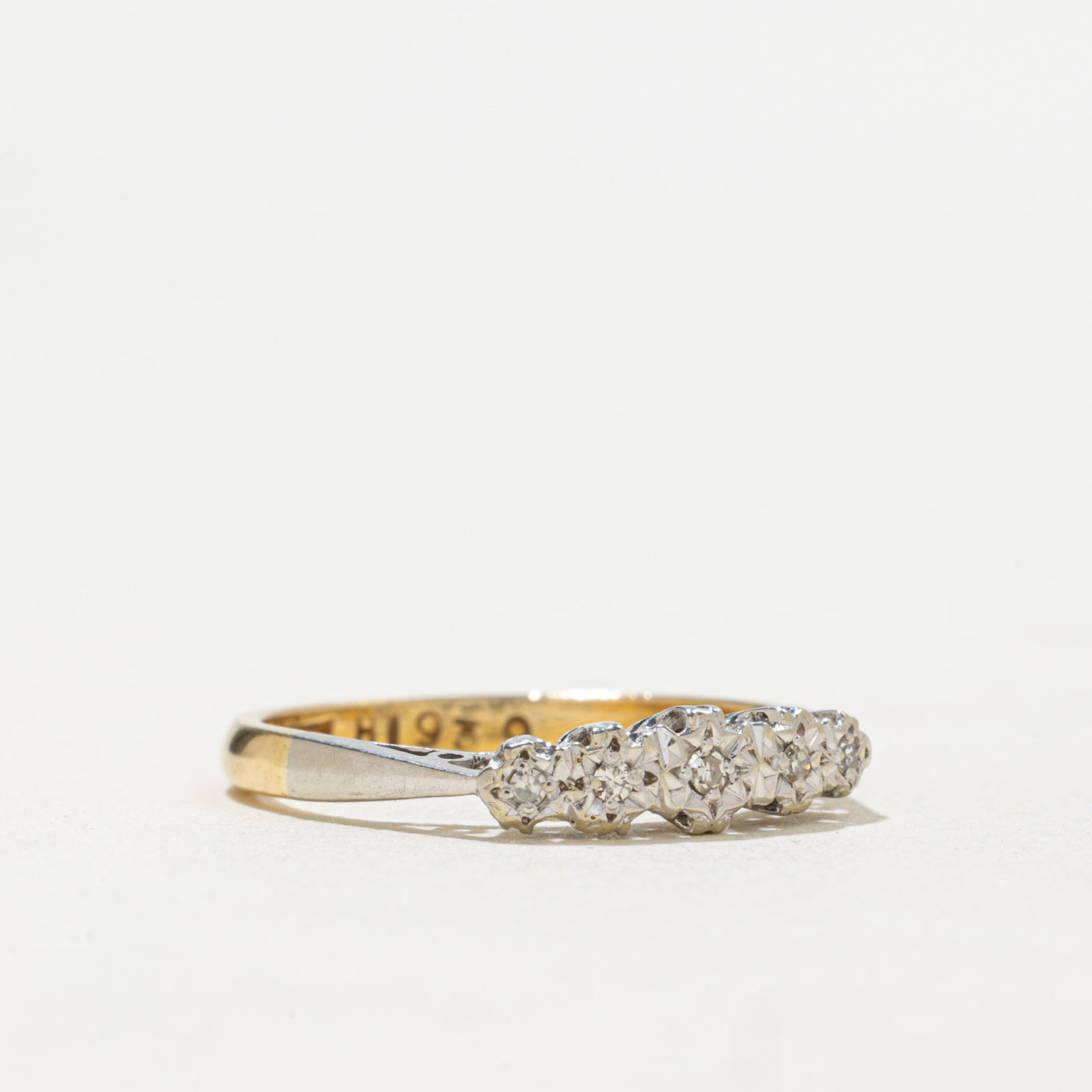 Five Stone Illusion Set Diamond Ring | 0.03ctw | SZ 5.5