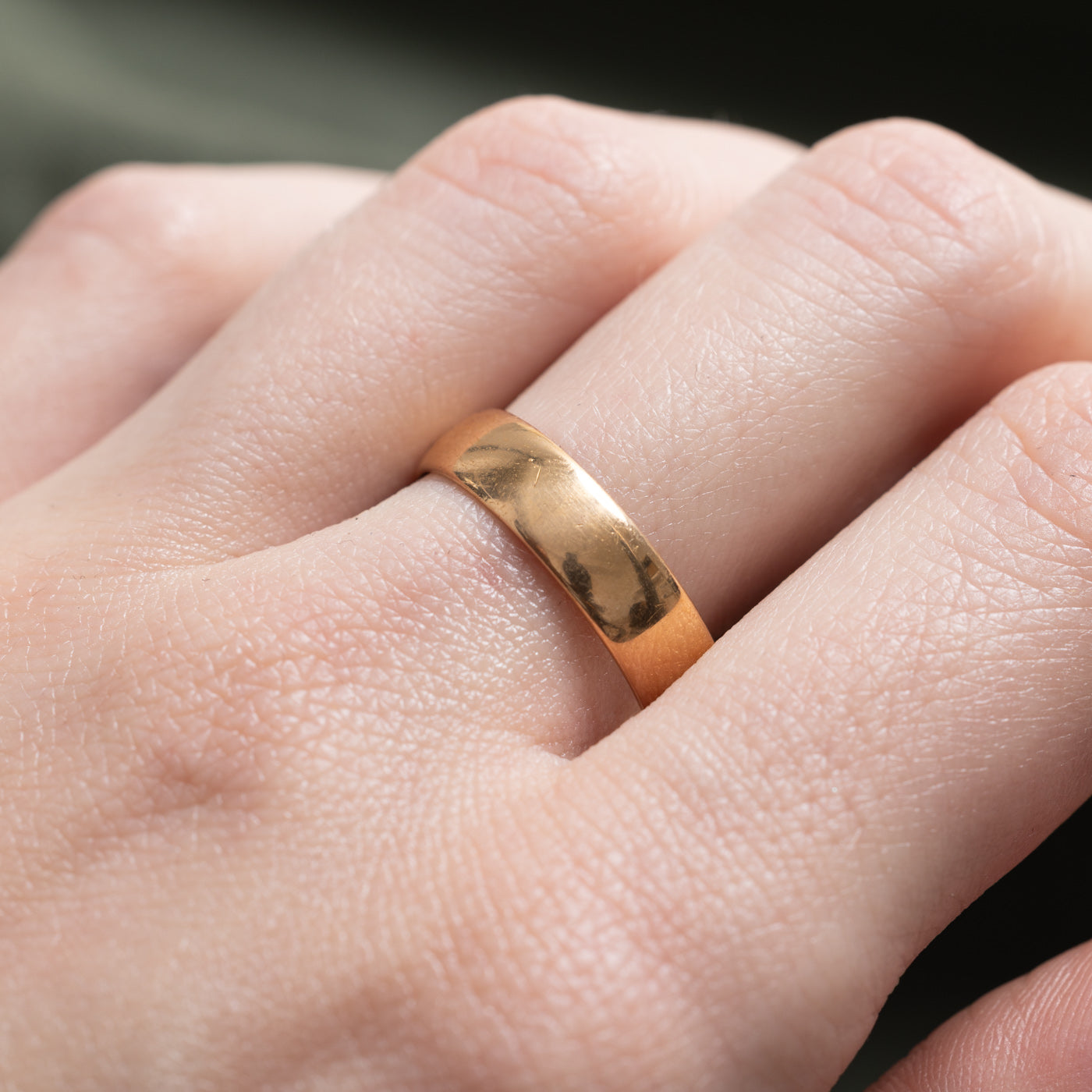 1961 Birmingham 22k Yellow Gold Band | 5mm | SZ 8.75