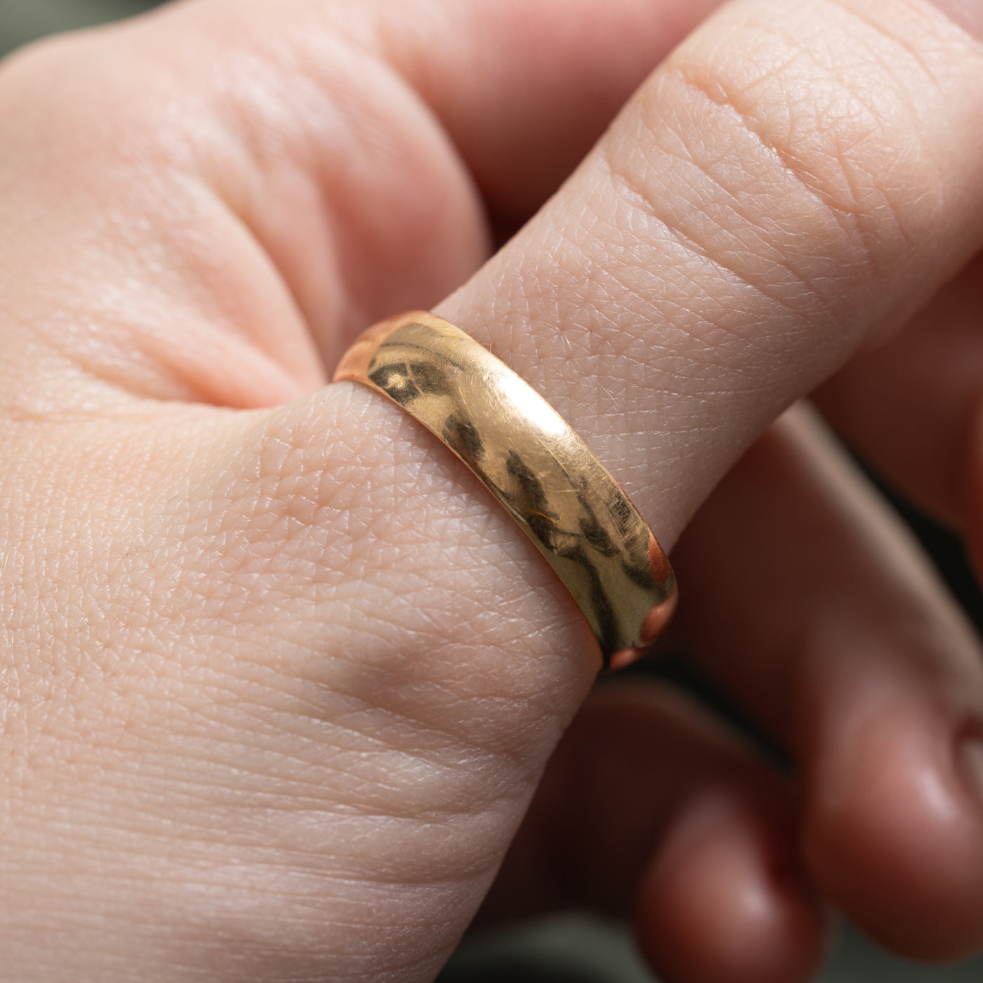 1964 Gottenburg 18k Yellow Gold Band | 5.75mm | SZ 12.5