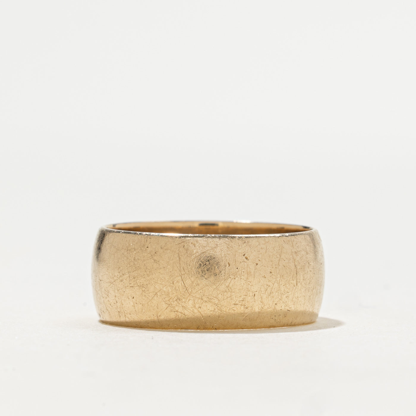 Bague en or jaune 9 carats 1924 London | 7,75 mm | Taille 6,75