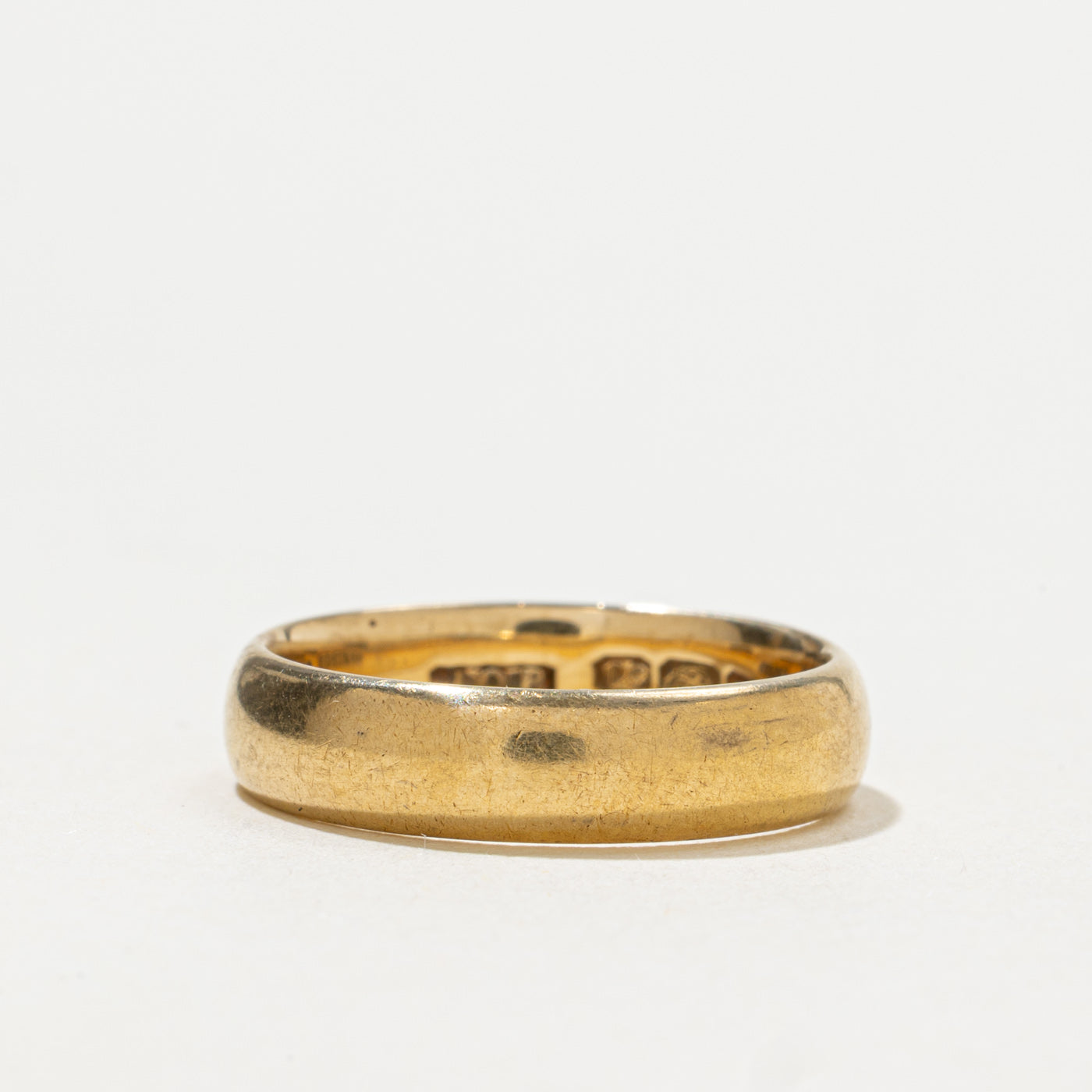 18k Yellow Gold Plain Band | 4.5mm | SZ 6