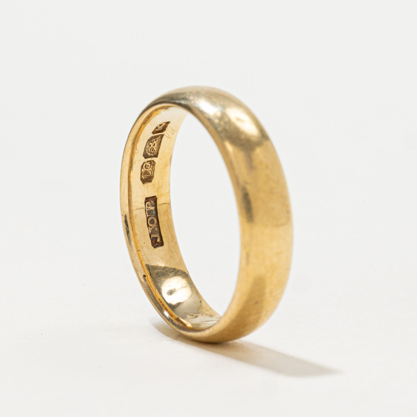 18k Yellow Gold Plain Band | 4.5mm | SZ 6