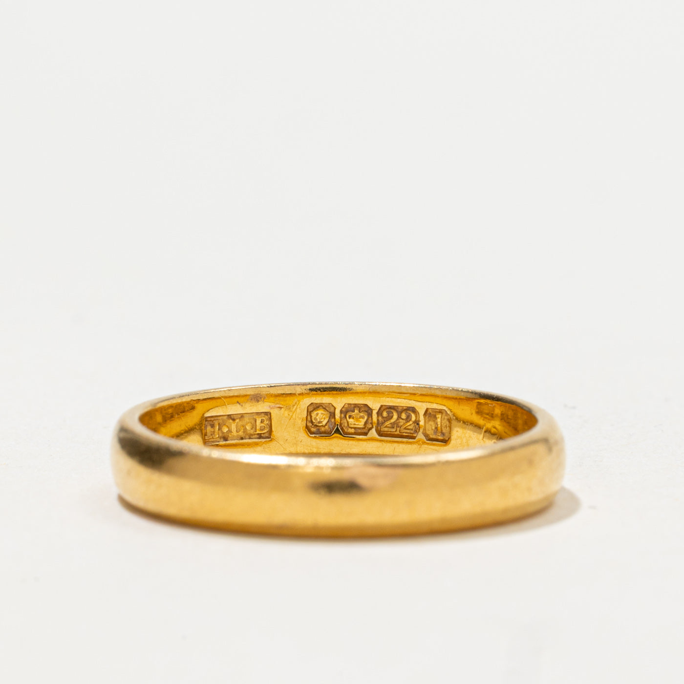 Alliance Sheffield 1951 en or jaune 22 carats | 3 mm | Taille 6