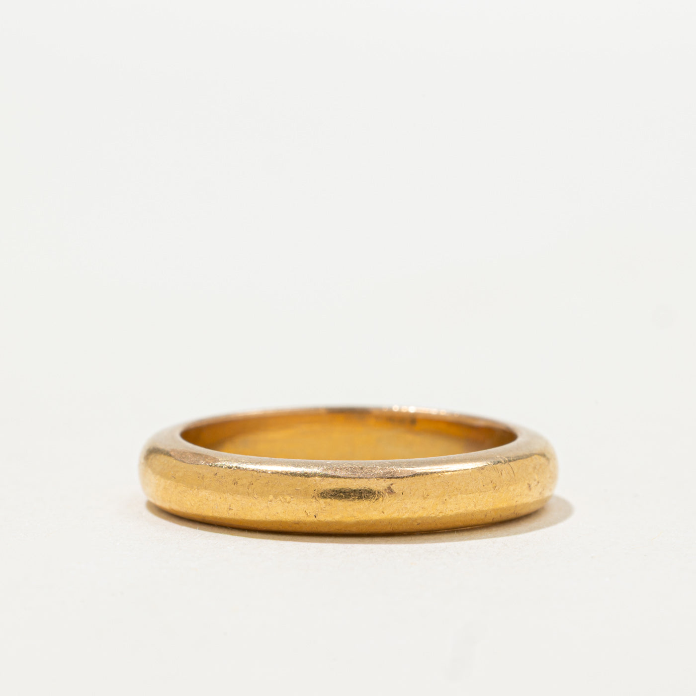 Bague épaisse en or jaune 22 carats Birmingham 1931 | 1,15 mm | Taille 7