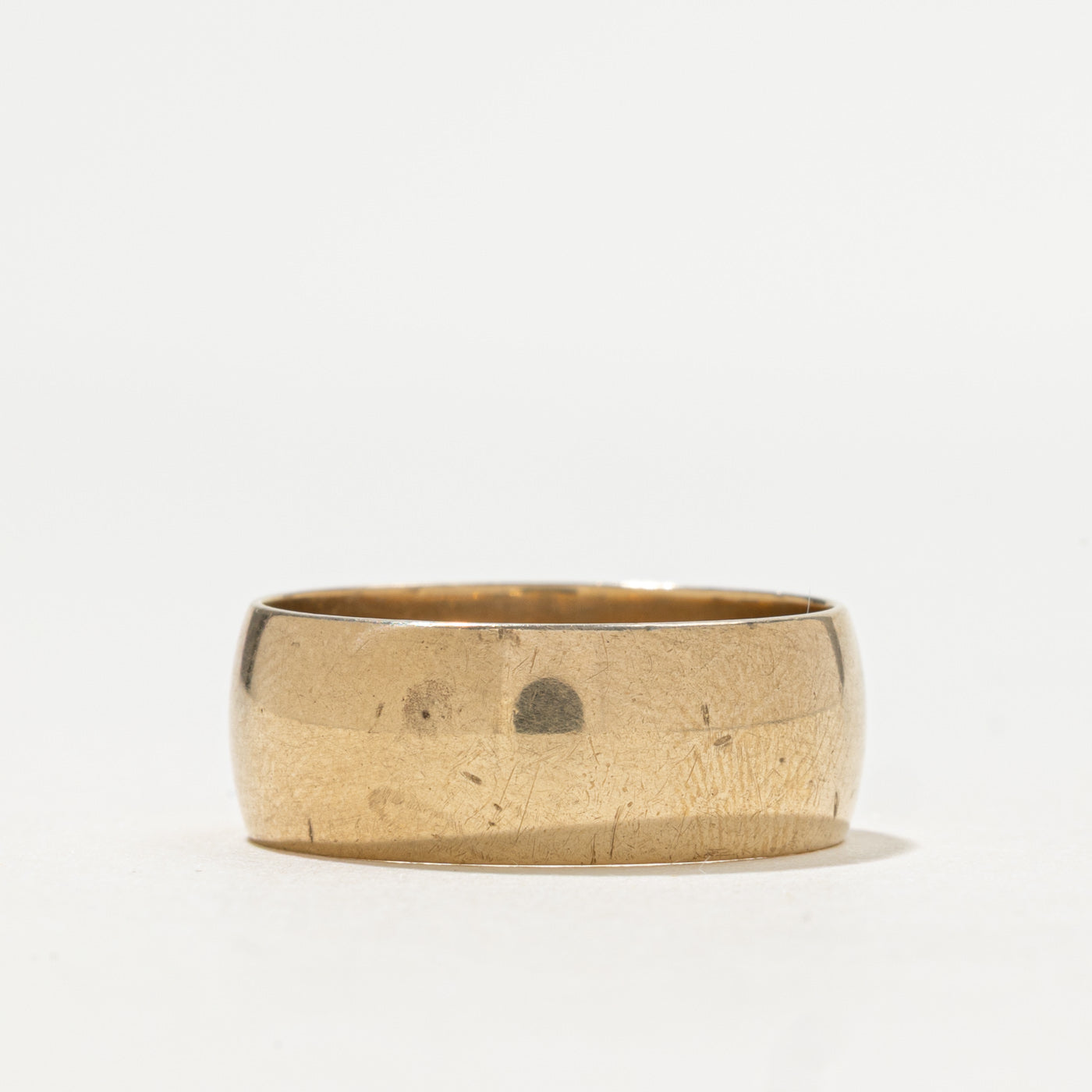 1983 London 9k Yellow Gold Band | 7.5mm | SZ 8