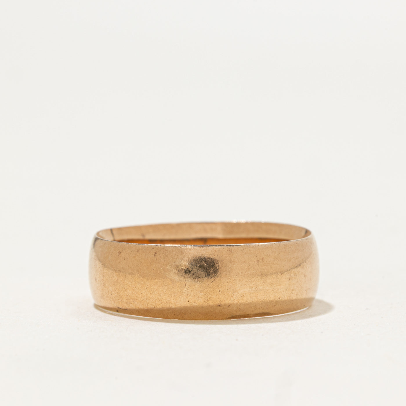 Vintage Canadian Pseudo Hallmarked 10k Yellow Gold Band | SZ 6