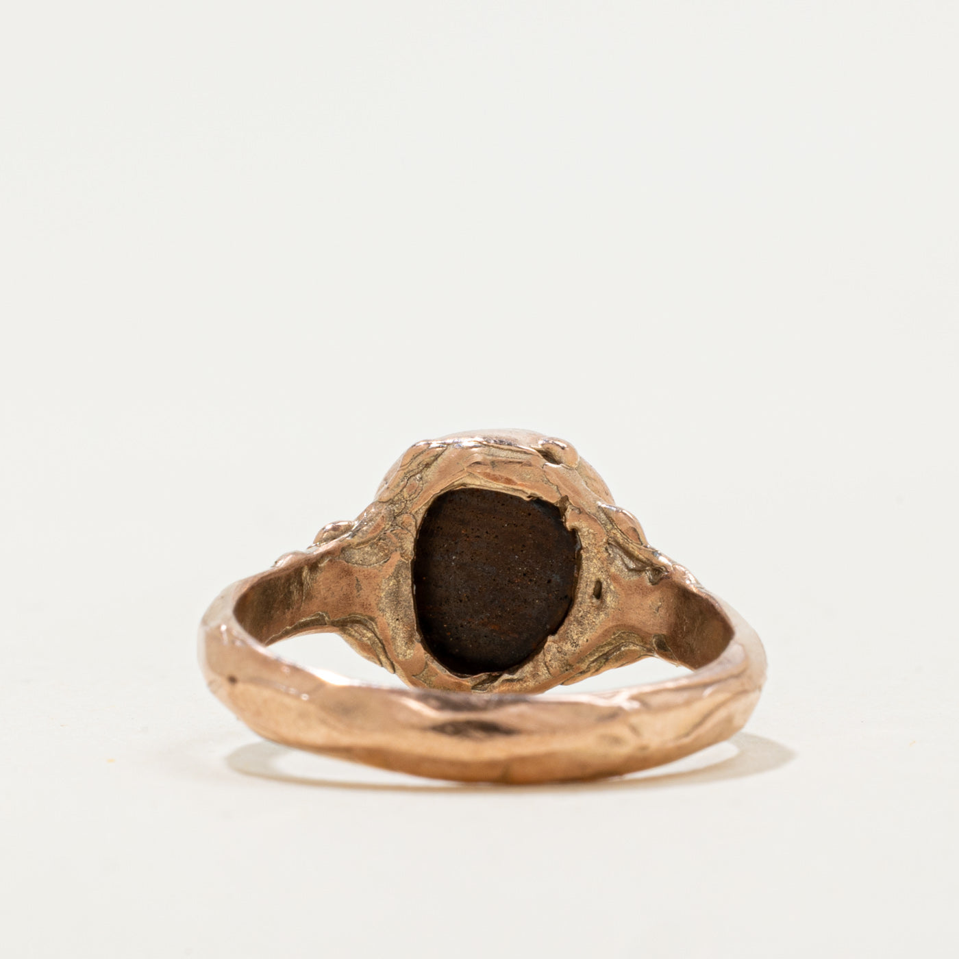 10k Opal Organic Boulder Ring | 0.8ct | SZ 5.75