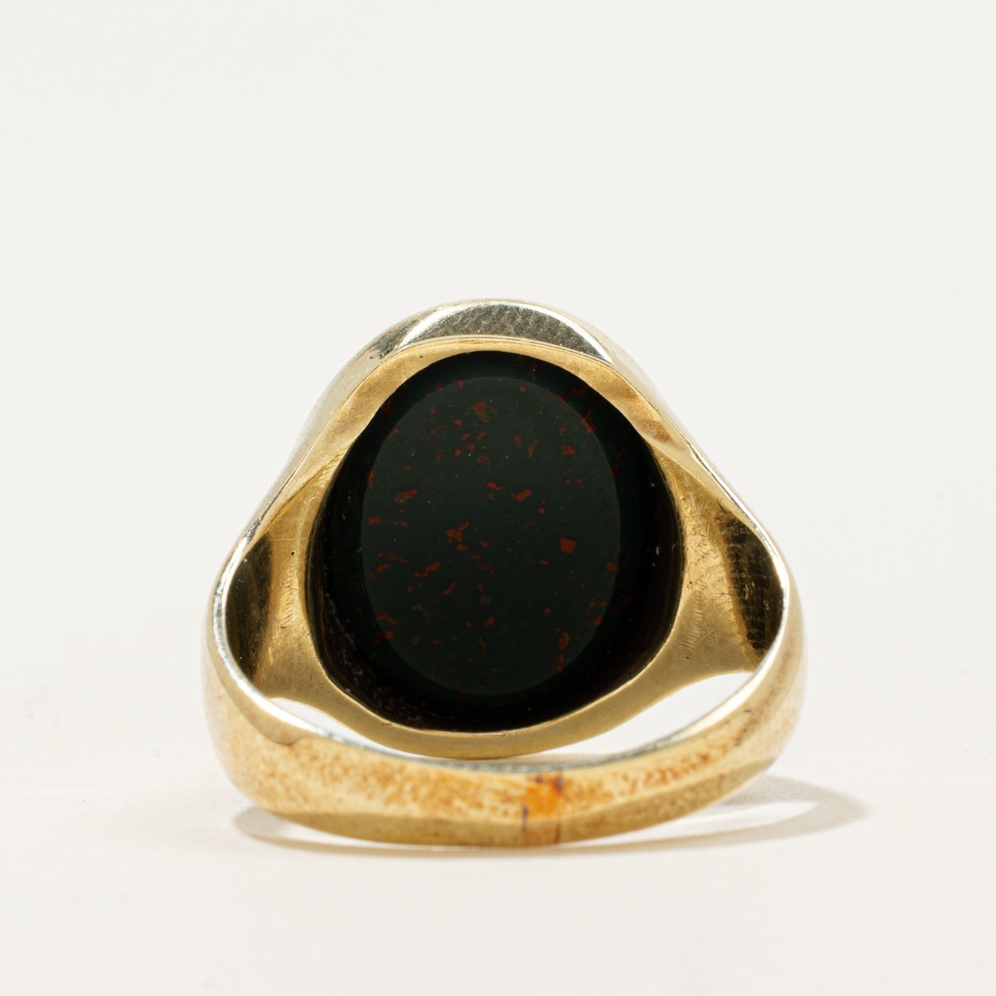 14k Intaglio Crest Signet Ring | 2.1ct | SZ 6.5