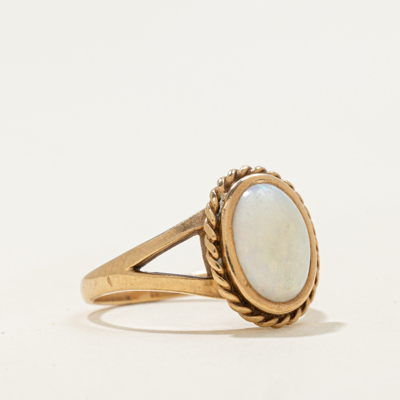 'Birks' 10k Opal Cabochon Ring | 1.27ct | SZ 6