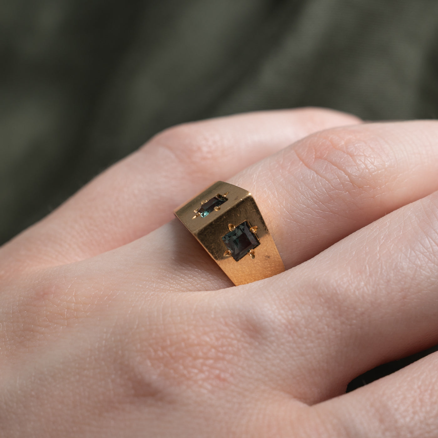 1964 Stockholm Synthetic Spinel Ring | 0.6ctw | SZ 5.75