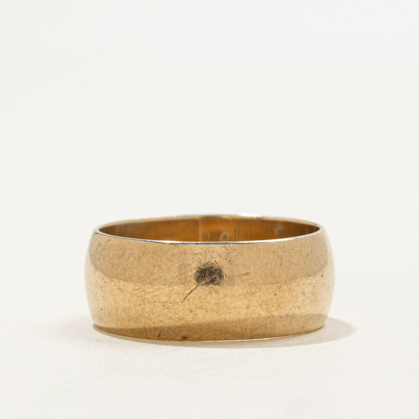 Bague de cigare Birmingham 1970 en or jaune 9 carats | 8,95 mm | Taille 10,25