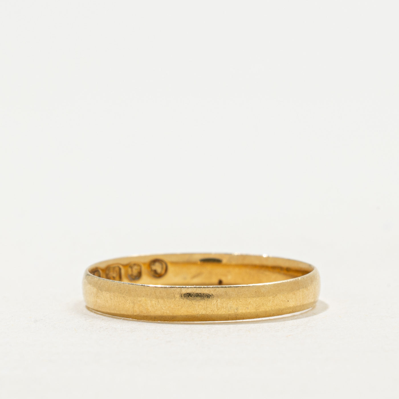 Bague Birmingham 1877 en or jaune 18 carats | 2,69 mm | Taille 6