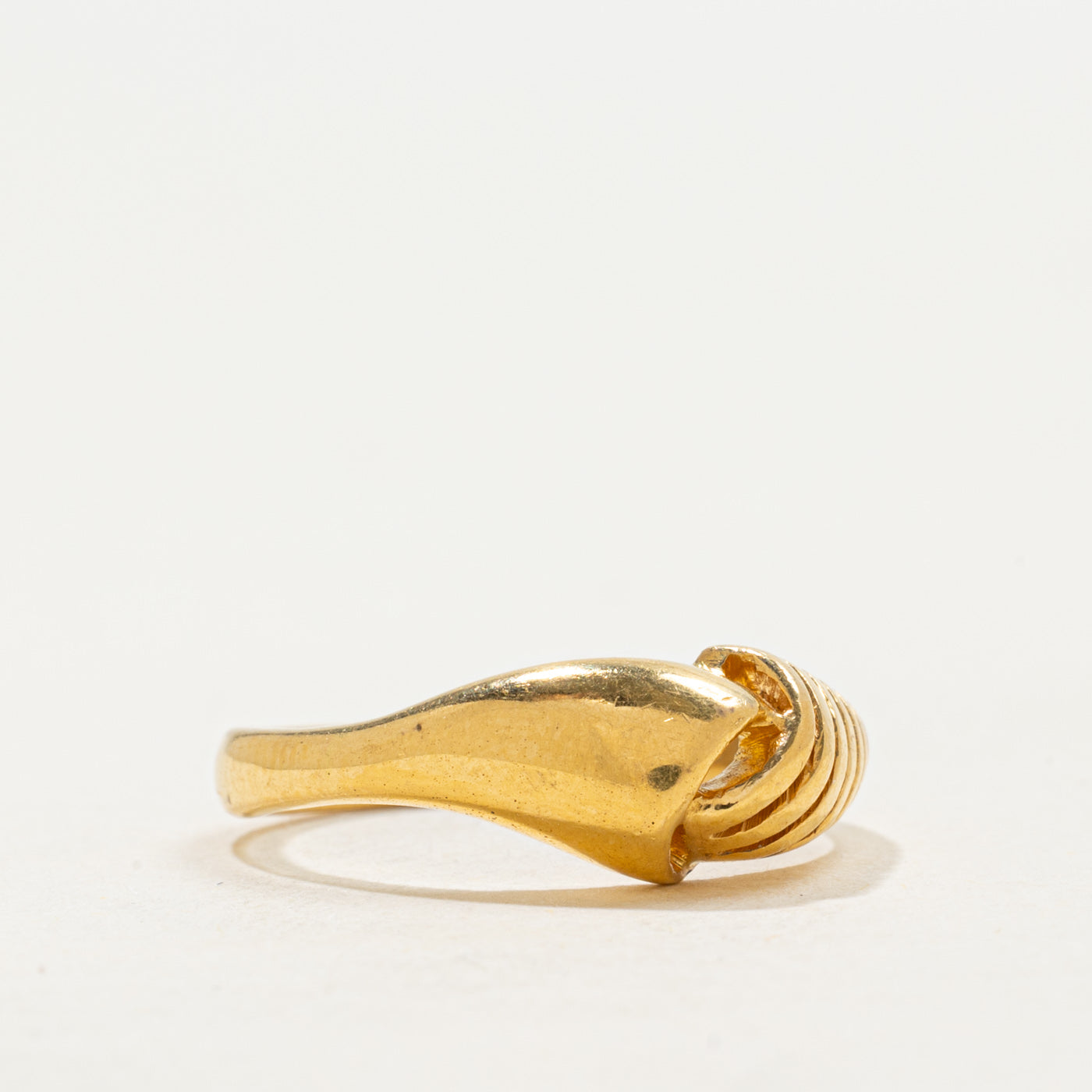 1988 London 22k Grooved Ring | SZ 5.75