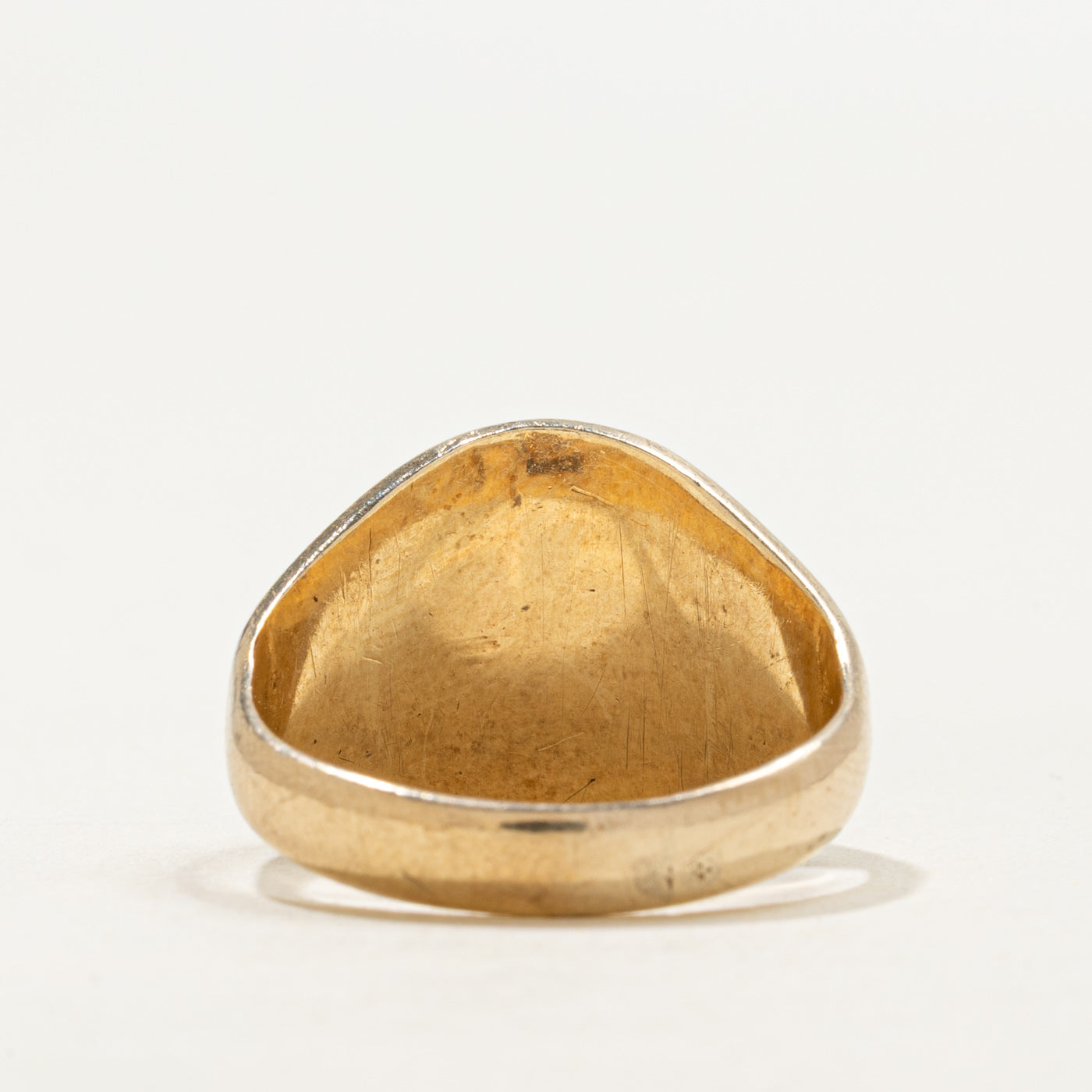 Bague chevalière initiale « BRMcC » Dublin 9K 1964 | Taille 7,25