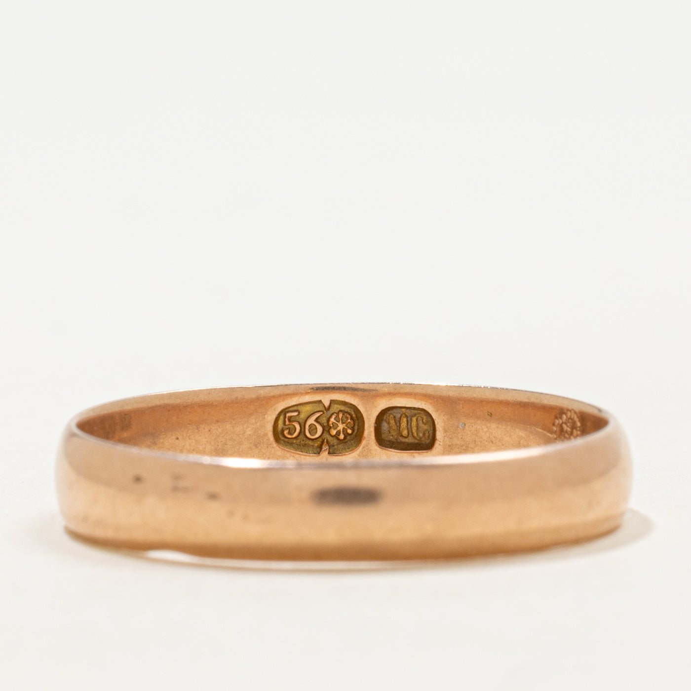Antique St. Petersburg 14k Rose Gold Band | 4.08mm | SZ 12
