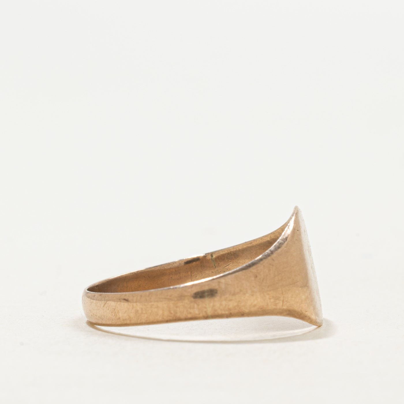 1928 Birmingham 9k Yellow Gold Signet Ring | SZ 6.75