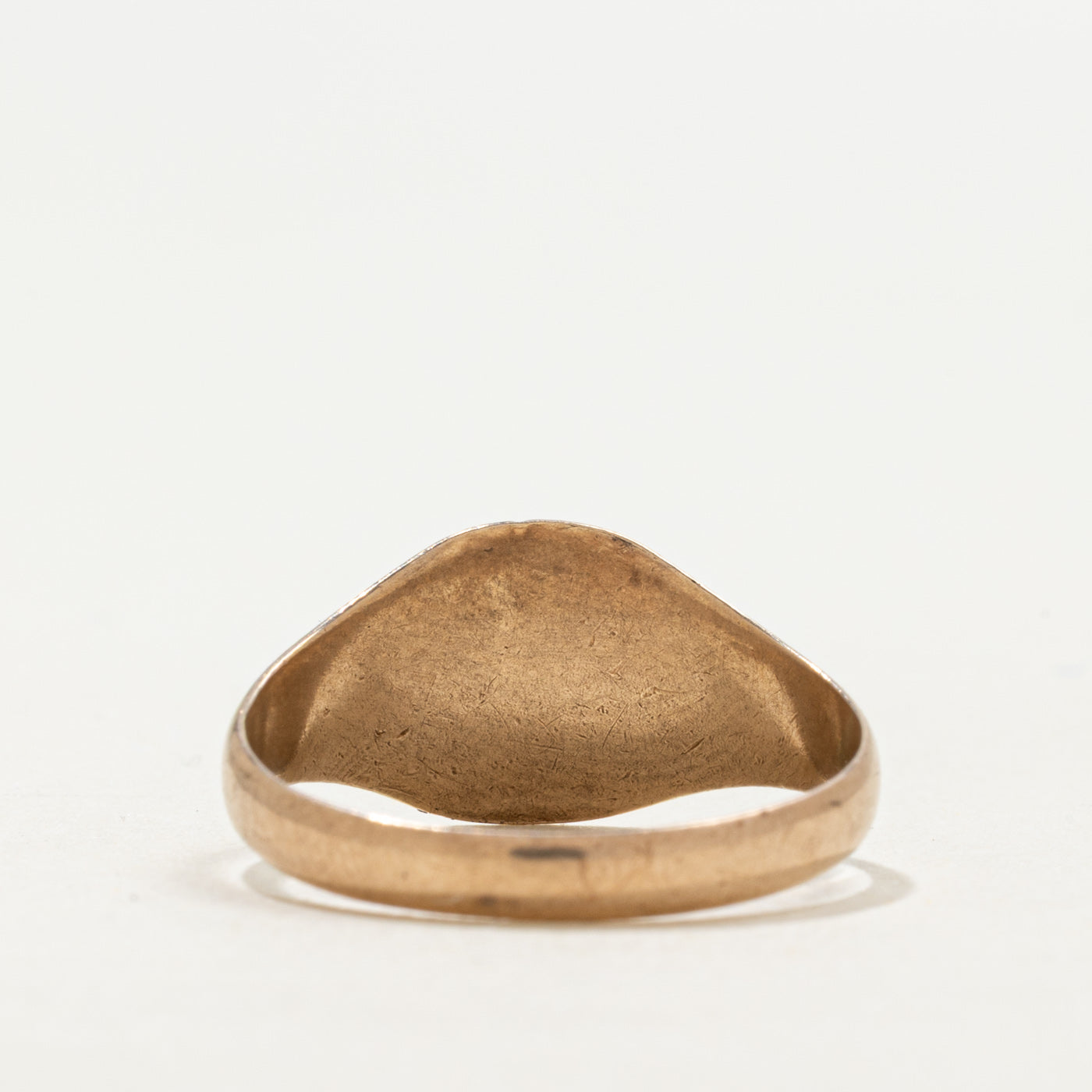 1928 Birmingham 9k Yellow Gold Signet Ring | SZ 6.75