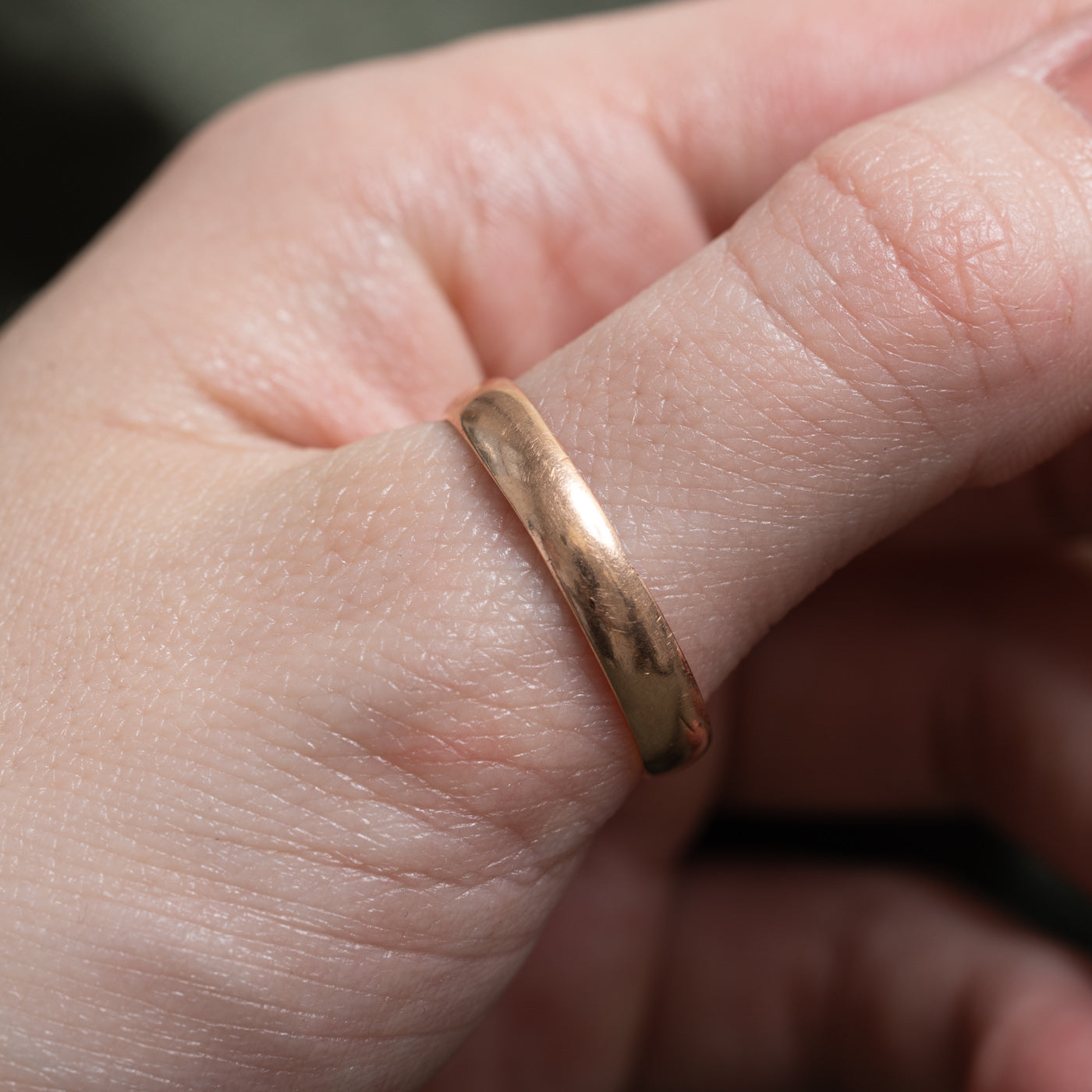 Antique St. Petersburg 14k Rose Gold Band | 4.08mm | SZ 12