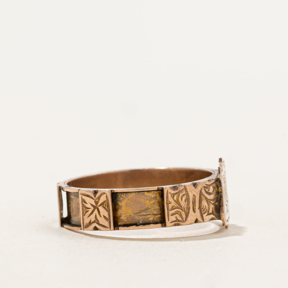 1905 Chester Braided Hair “WC” Crest Band | SZ 6.25