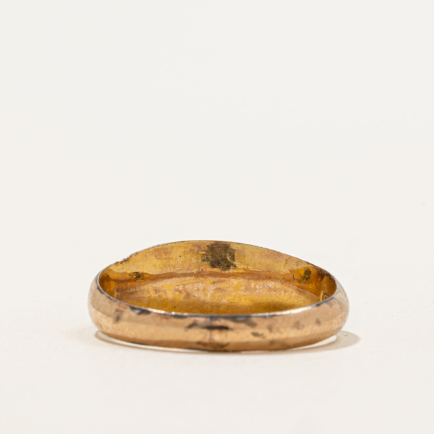 Victorian Three-Stone Turquoise Boat Ring | 0.20ctw |  SZ 6.75