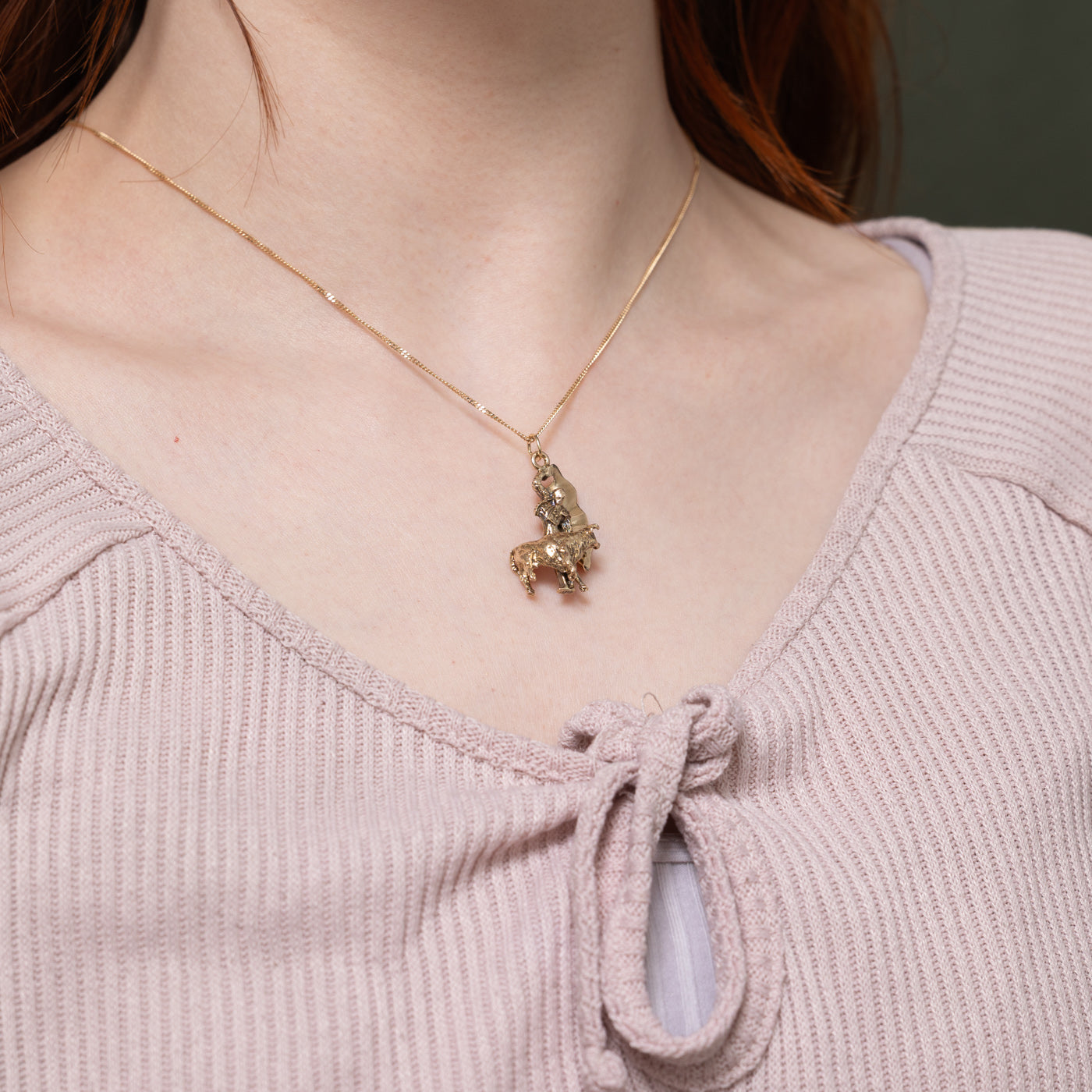 14k Bullfighter Charm