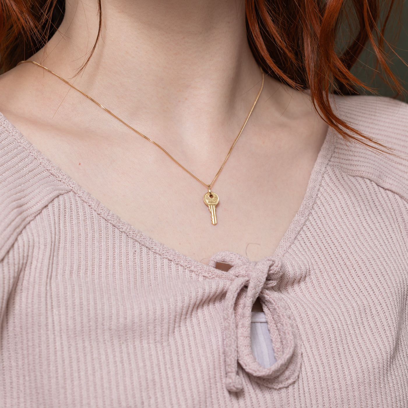 Italian Yellow Gold Key Charm