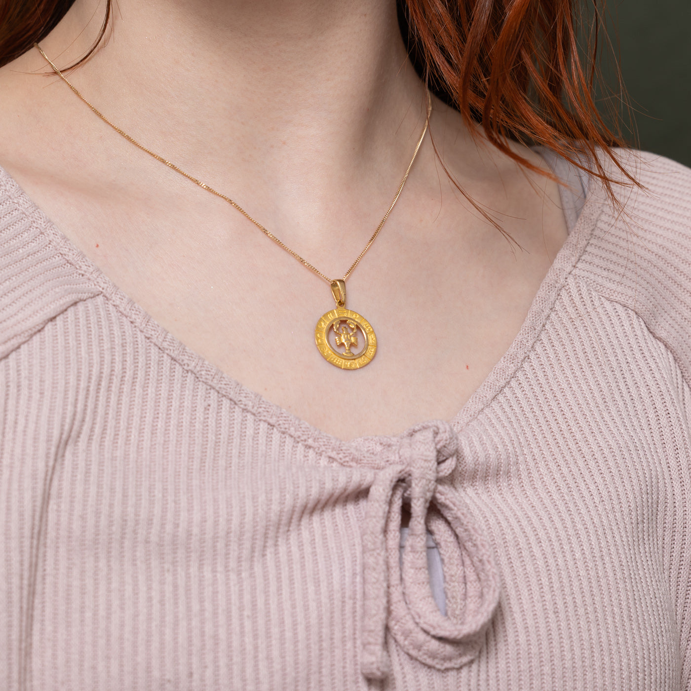 20k Zodiac Calendar Pendant