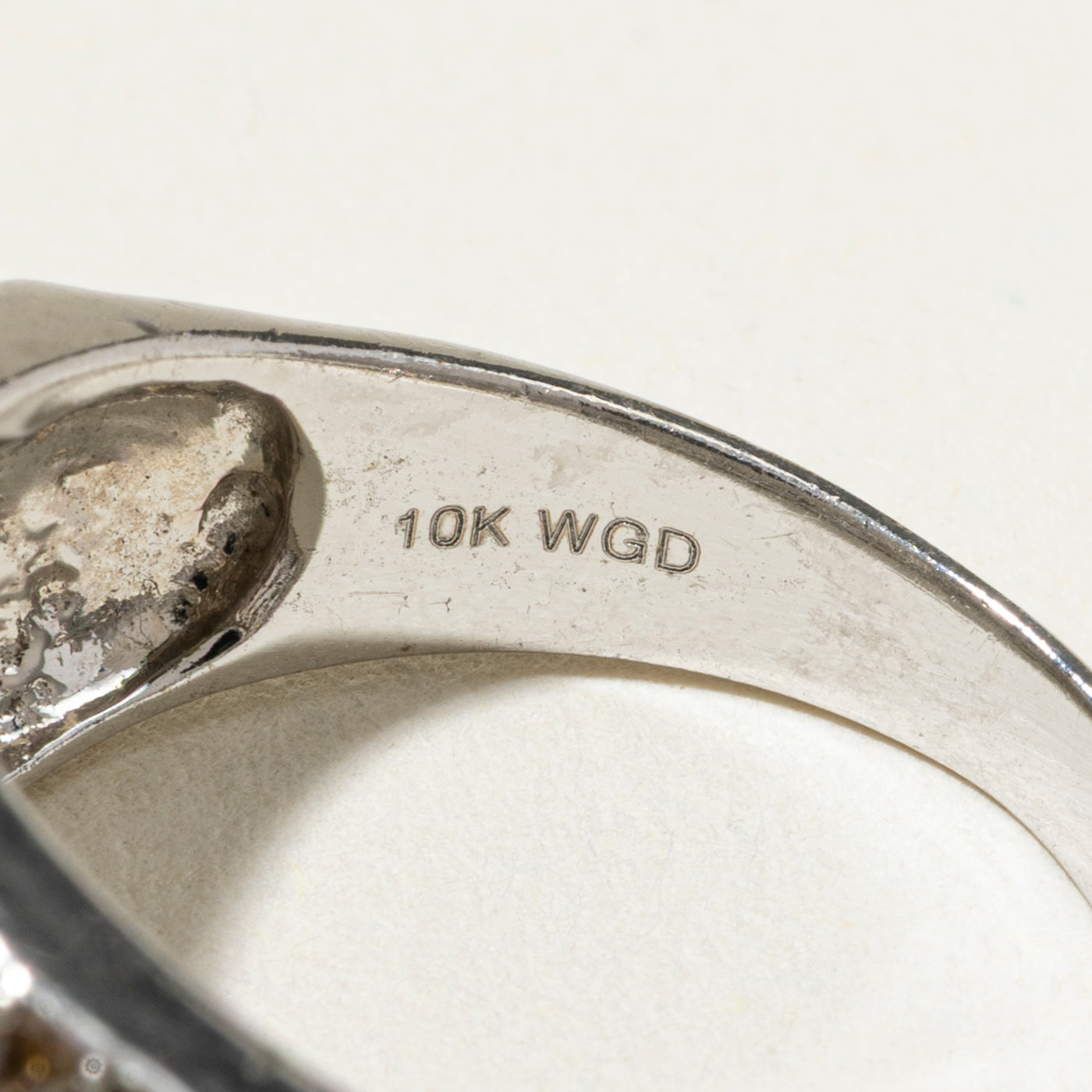 10k Diamond Pave Zigzag Design Ring | 0.90ctw | SZ 7