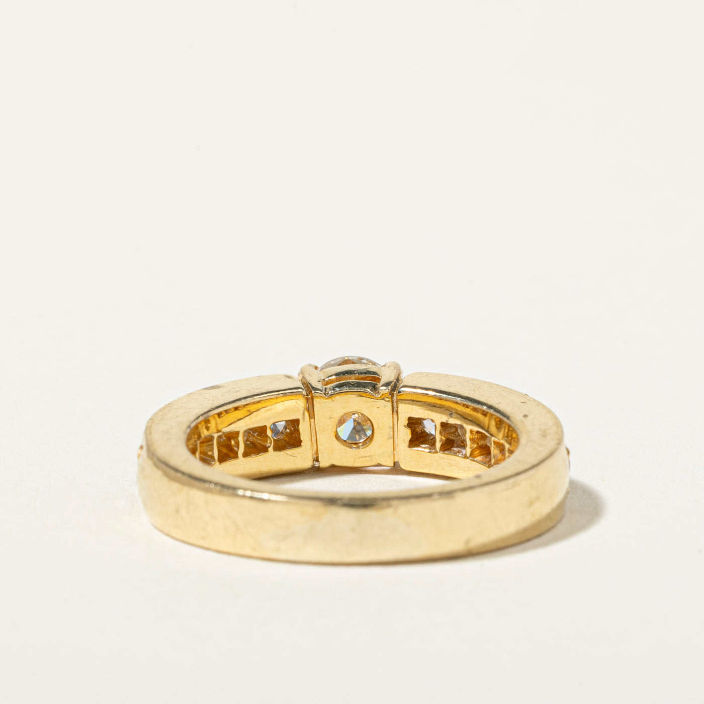 18k Yellow Gold Diamond Accented Ring | 1.37ctw | SZ 6.25