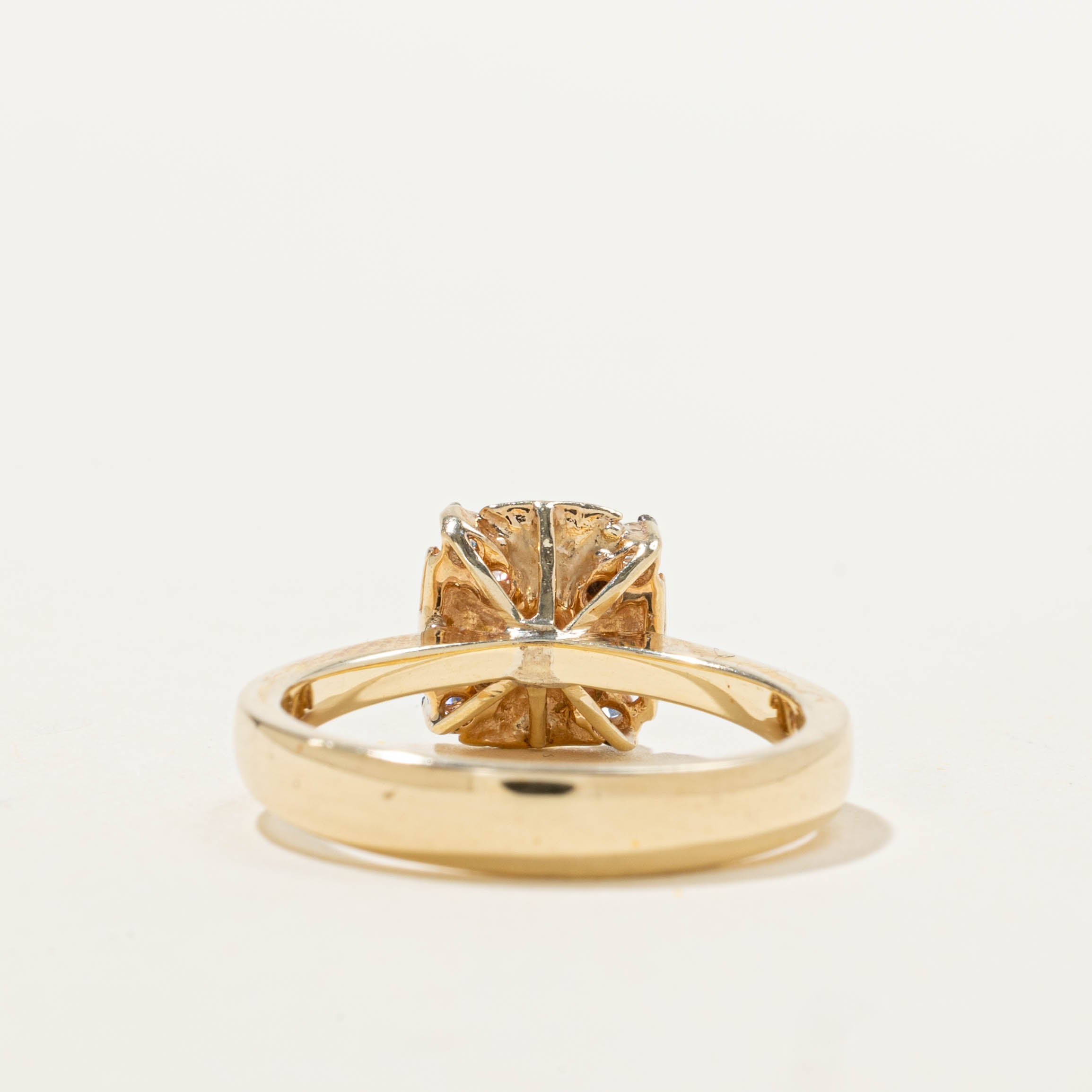 Diamond X Textured Ring | SZ 6.5