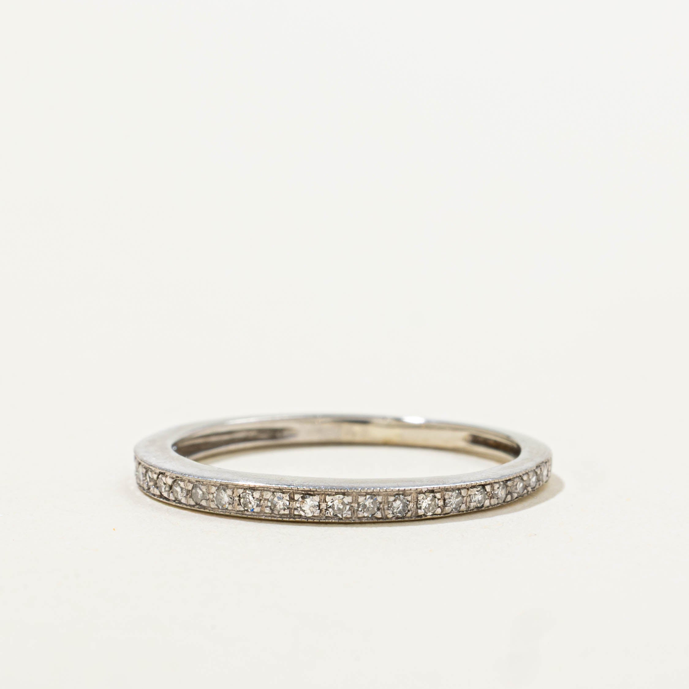 10k Semi Eternity Diamond Band | SZ 6