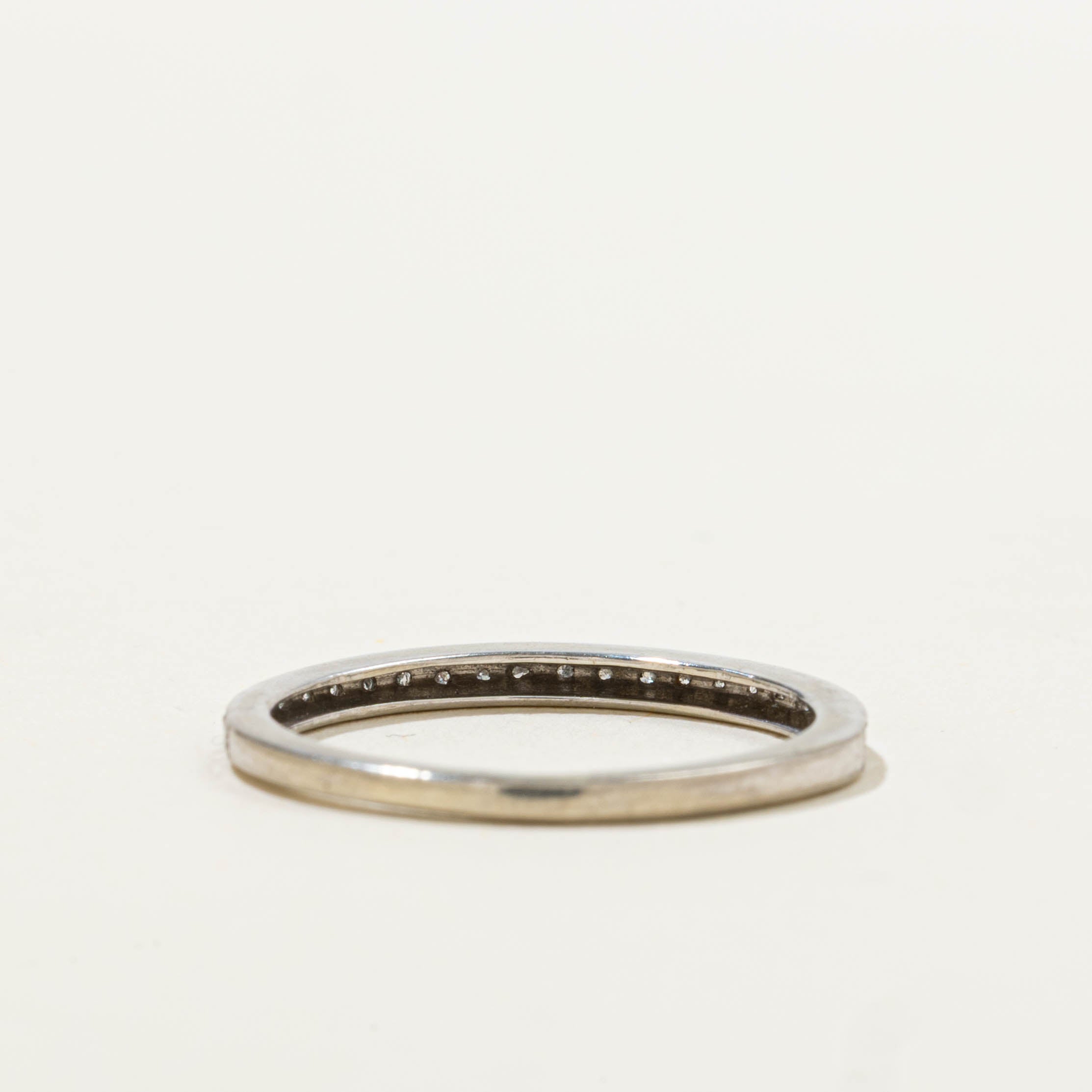 10k Semi Eternity Diamond Band | SZ 6