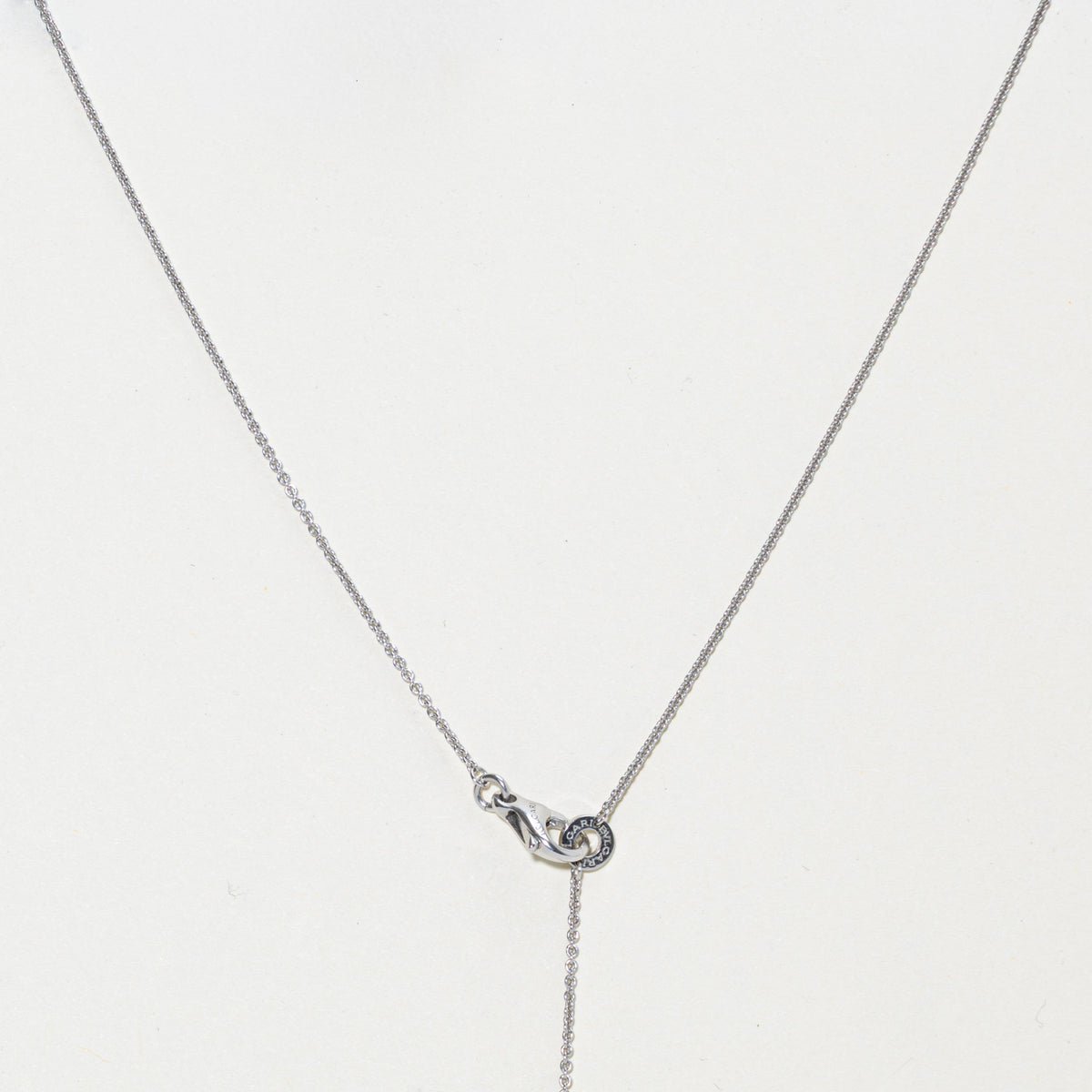 'Bvlgari' Bvlgari Bezel Set Diamond Adjustable Pendant Necklace | 0.09ctw | 18"