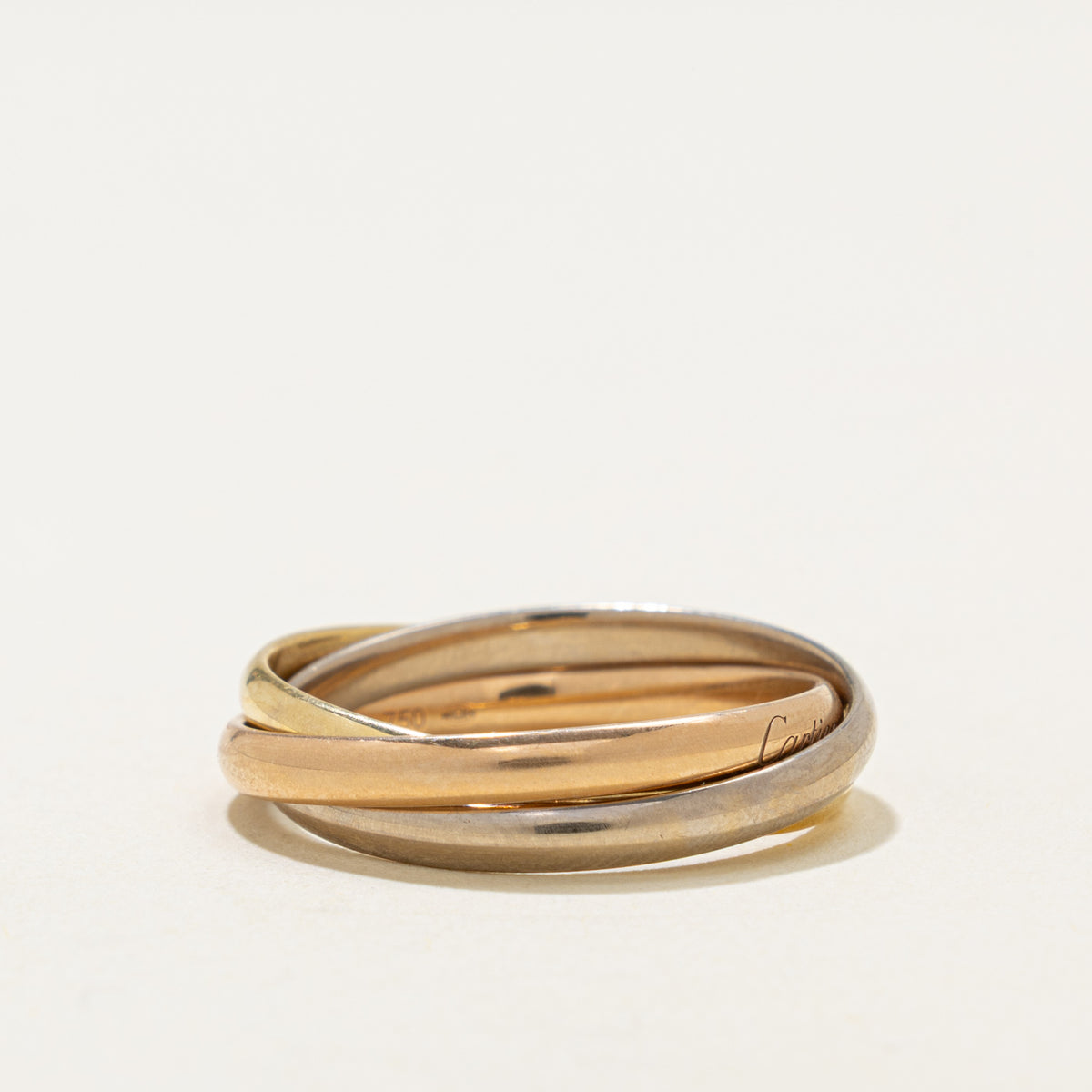'Cartier' Trinity Ring, Small Model Ring | SZ 8.5