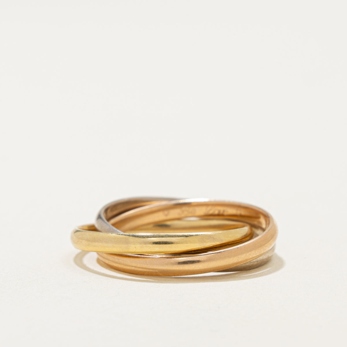 'Cartier' Trinity Ring, Small Model Ring | SZ 8.5