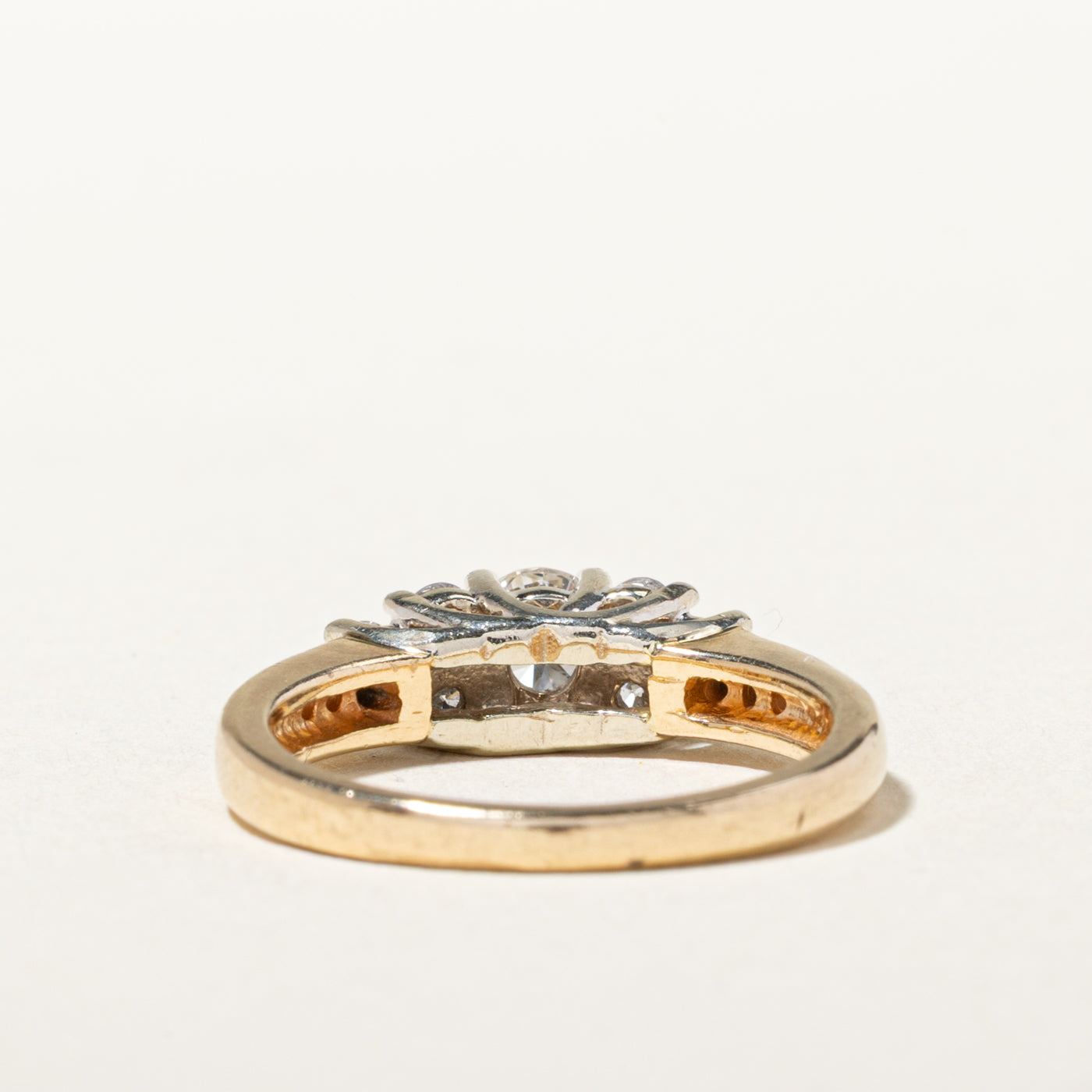 14k Diamond Cluster Accented Ring | 0.73ctw | SZ 5.75