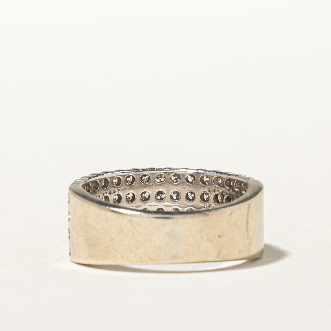14k Multi Row Diamond Band | 1.83ctw | 5.00mm | SZ 7