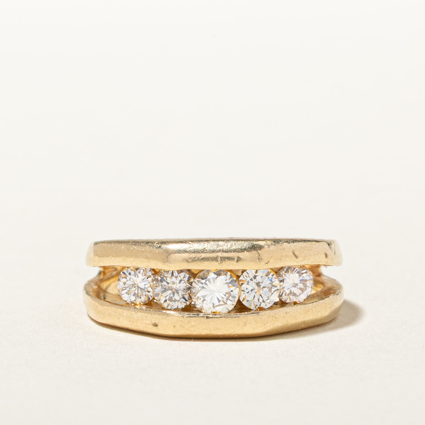 14k Five Stone Diamond Ring | 0.71ctw | SZ 7.25