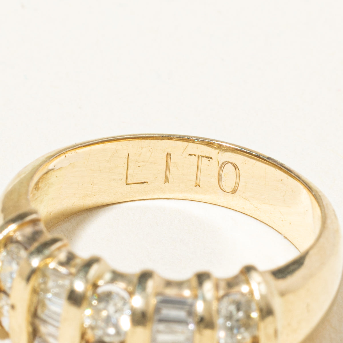 14k Multi Row Mixed Cut Diamond Ring | 0.93ctw | SZ 5