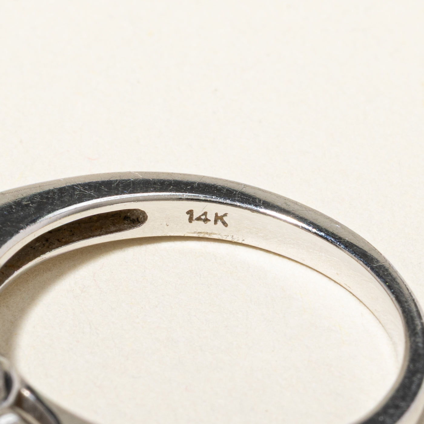 14k White Gold Diamond Multi Cluster Ring | 0.60ctw | SZ 6.75