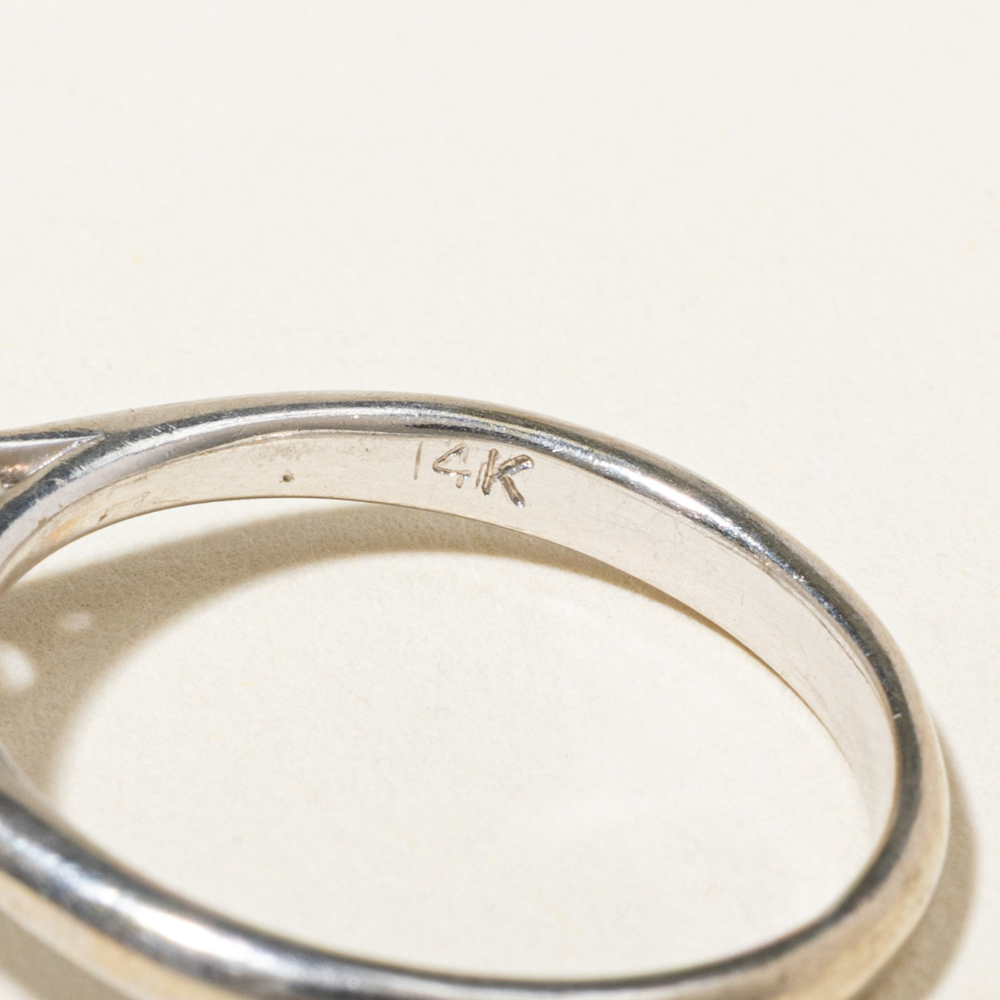 14k Compass Set Princess Cut Diamond Ring | 1.02ct I3 G-H | SZ 6.25